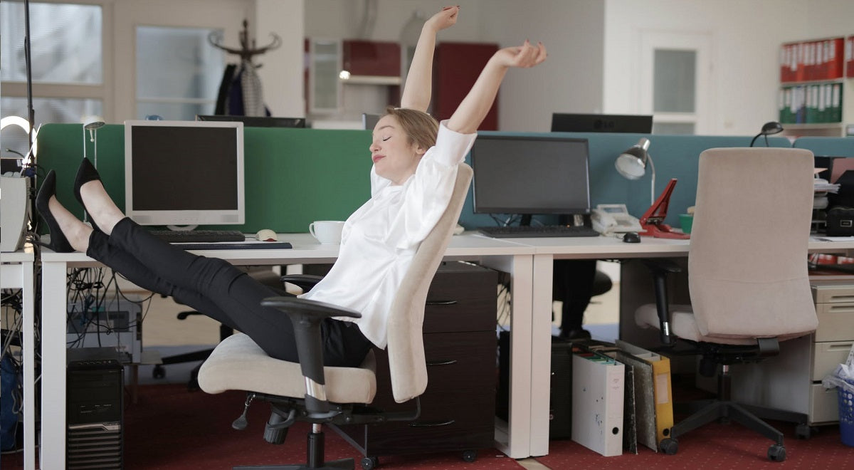 Keep moving. Your back will thank you