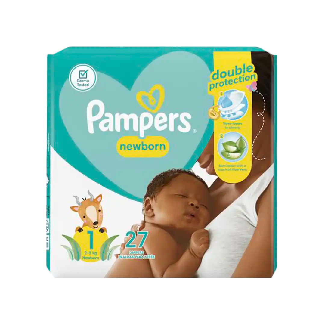 Pampers New Baby Newborn Carry Pack, 27's