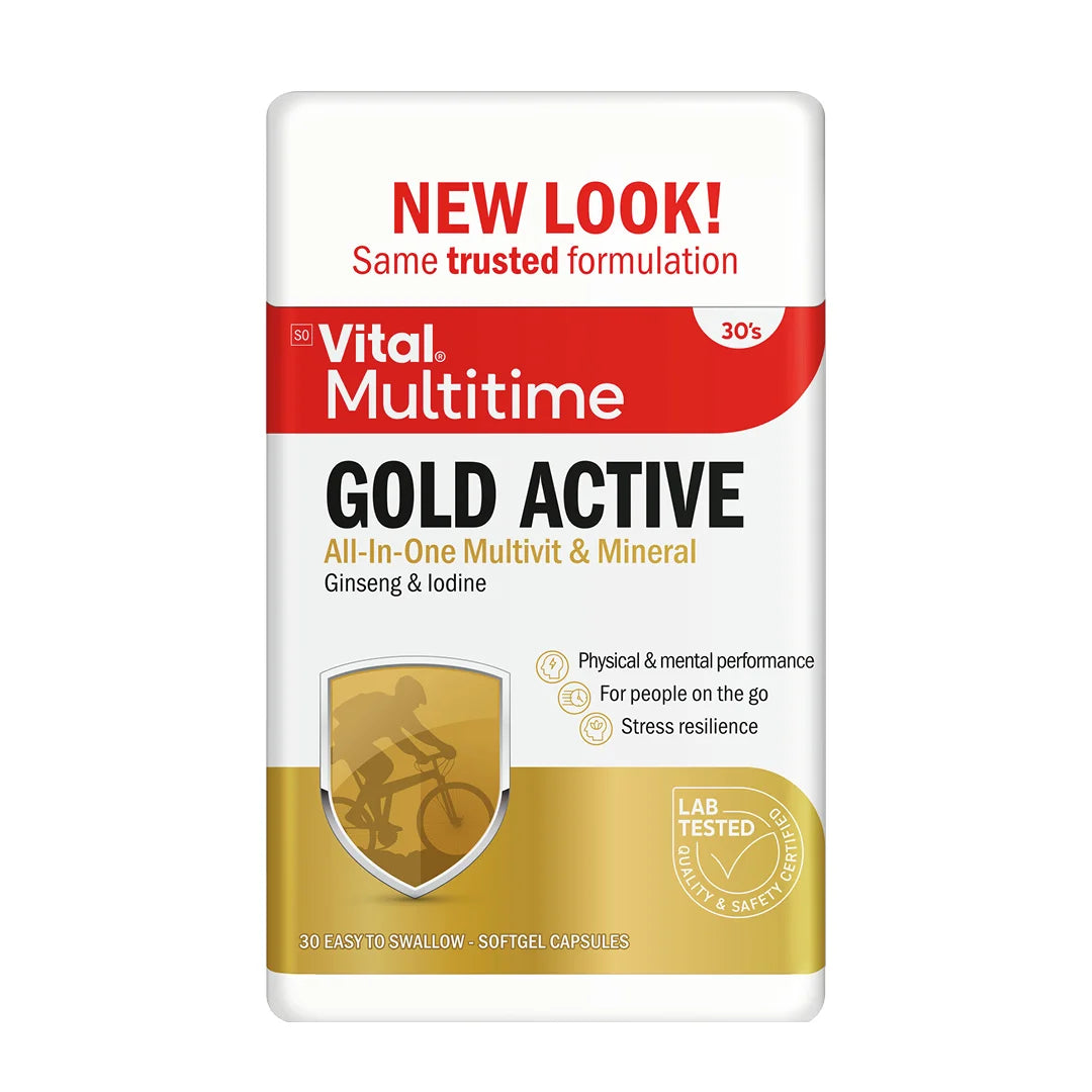 Vital Gold Active Multivitamin and Ginseng Capsules, 30's