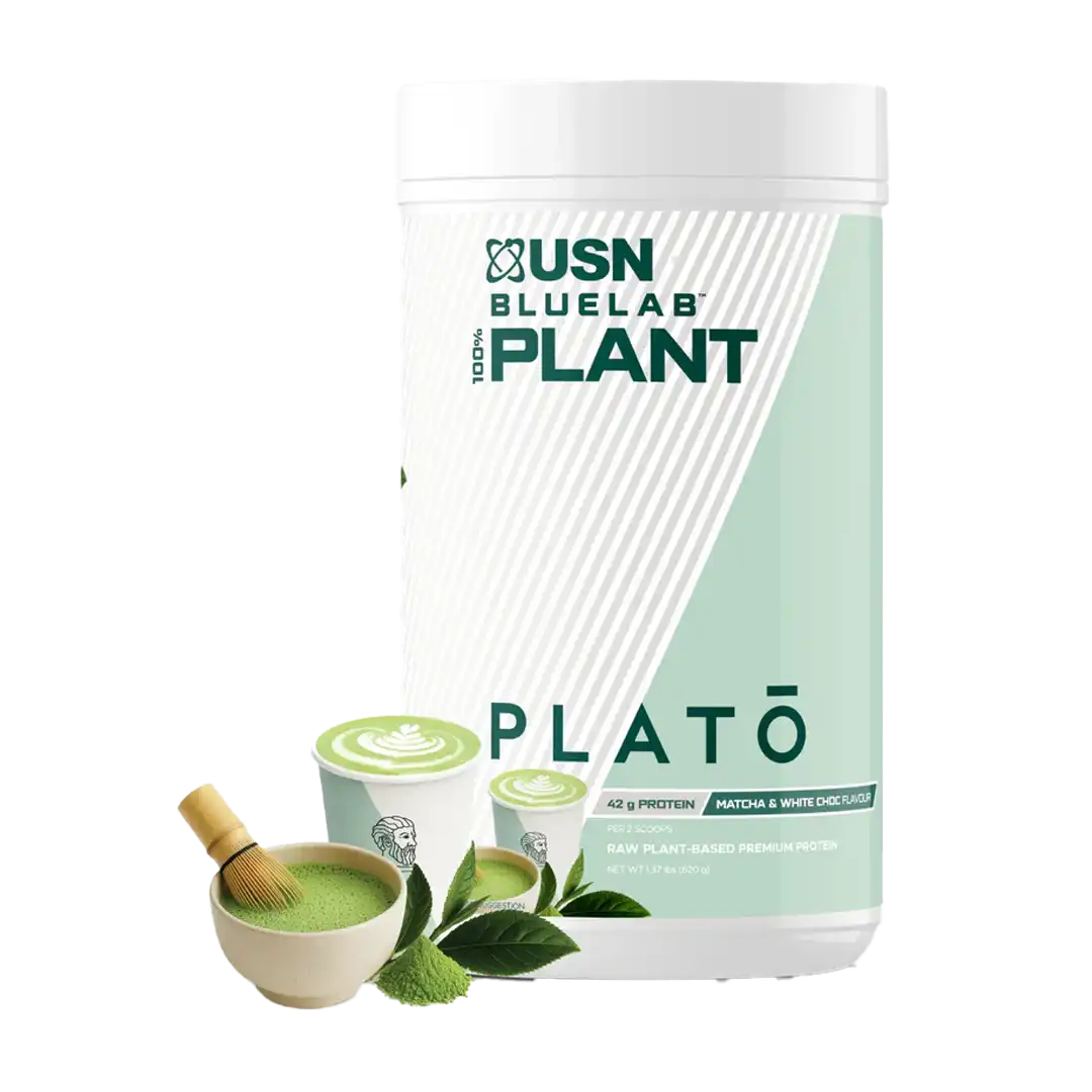 USN BlueLab 100% Plant Plato Protein Matcha & White Chocolate, 620g