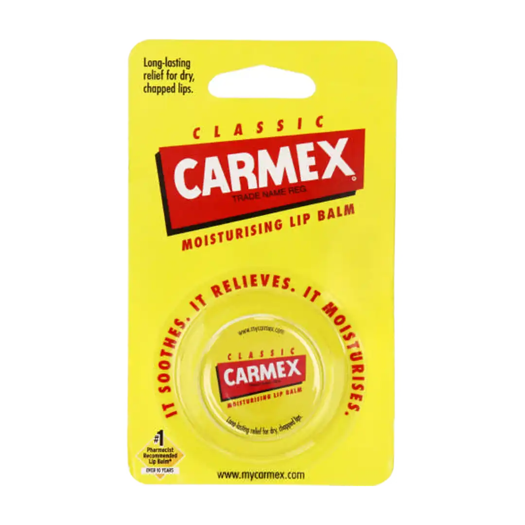 Carmex Moisturising Lip Balm SPF15 Jar, Classic