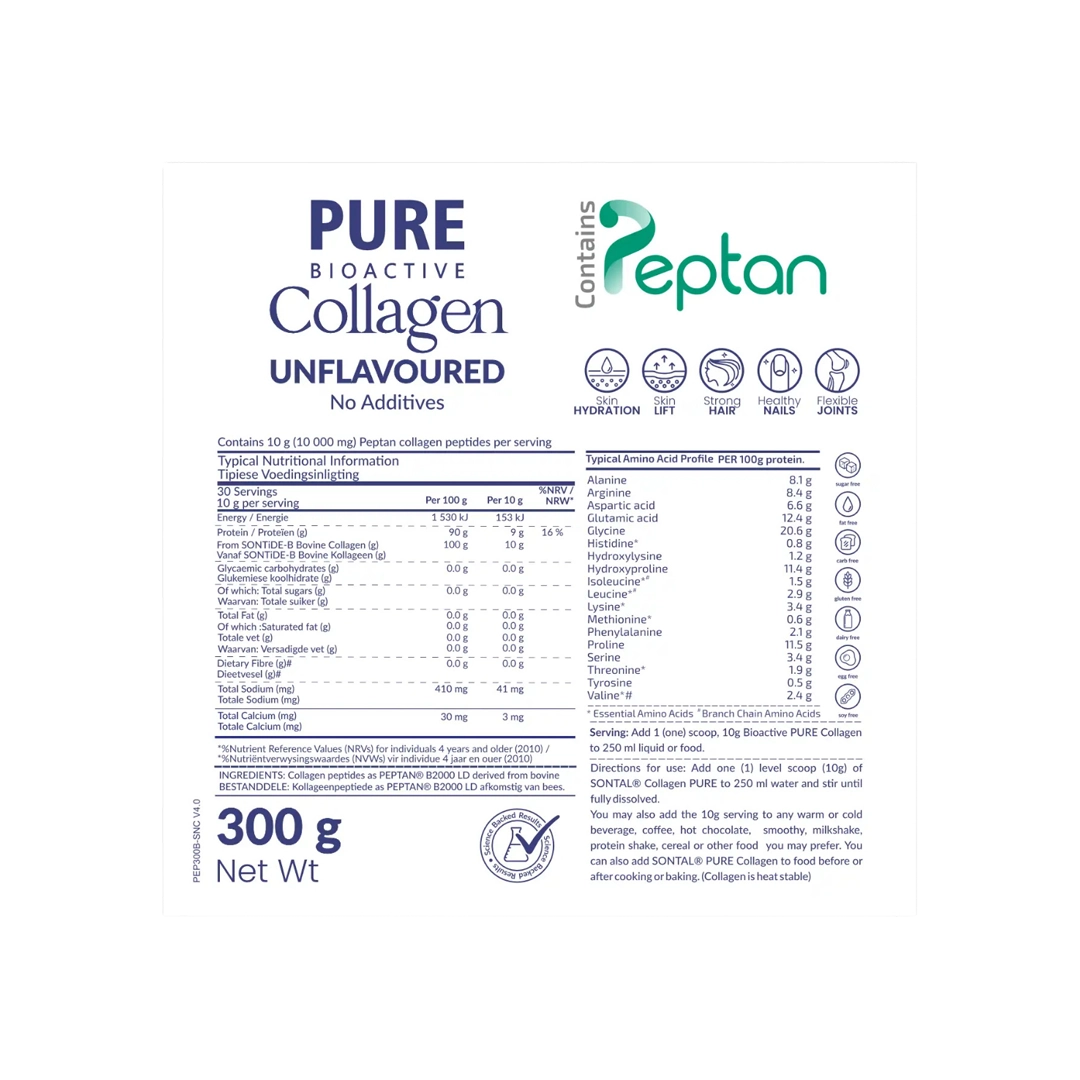 Sontal Pure Collagen Powder, 300g