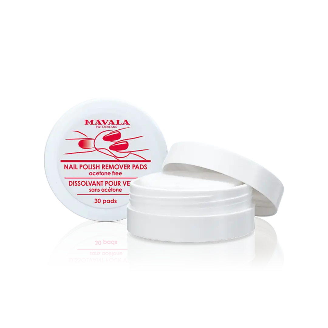 Mavala Nail Polish Remover Acetone Free Pads, 30's