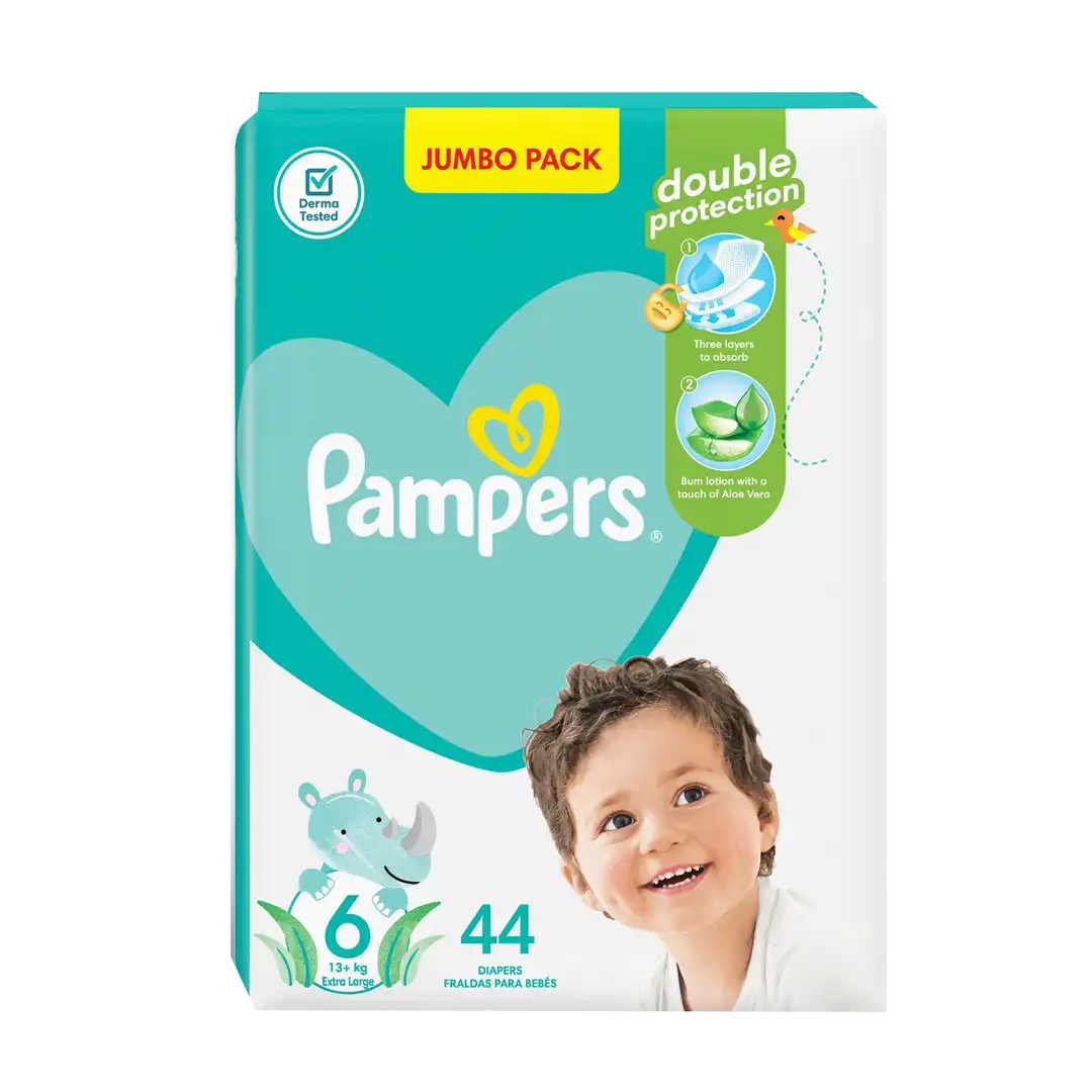 Pampers Active Baby 6 XL Nappies, 44's