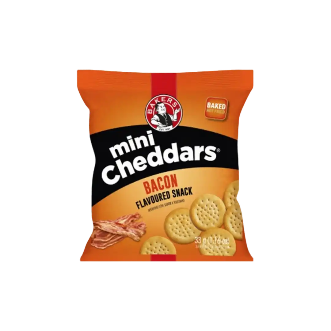 Bakers Mini Cheddars 33g, Assorted