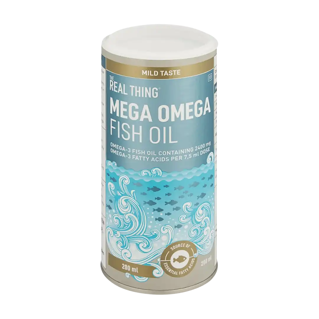 The Real Thing Mega Omega Fish Oil, 200ml