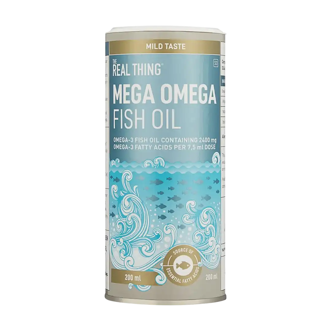 The Real Thing Mega Omega Fish Oil, 200ml