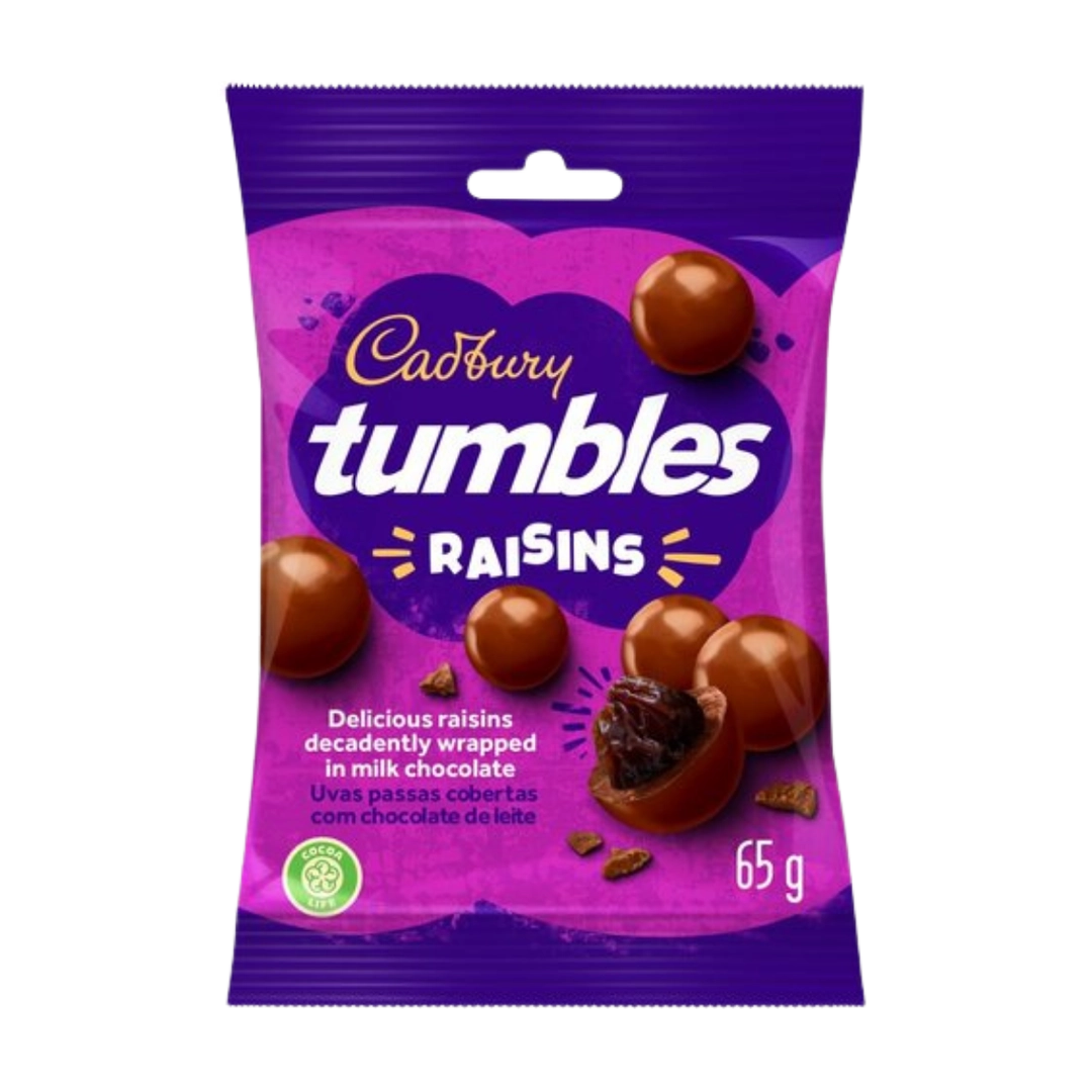 Cadbury Tumbles Raisins, 65g