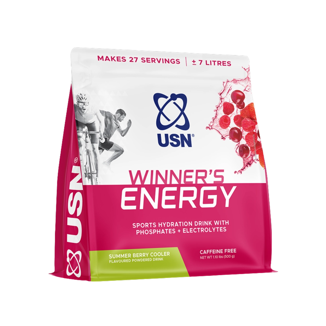 USN Winners Energy Hydration Drink Summer Berry Cooler, 500g