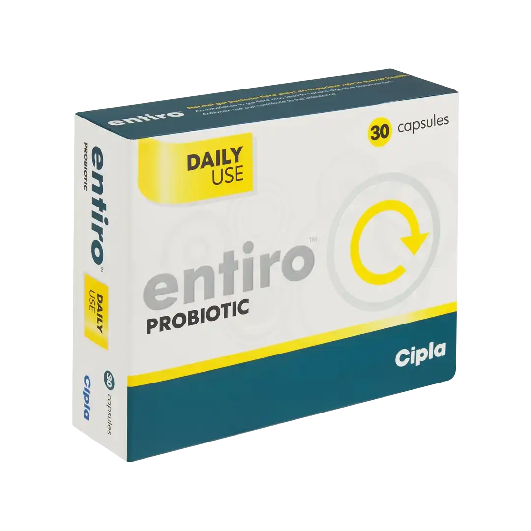 Cipla Entiro Probiotic Capsules, 30's