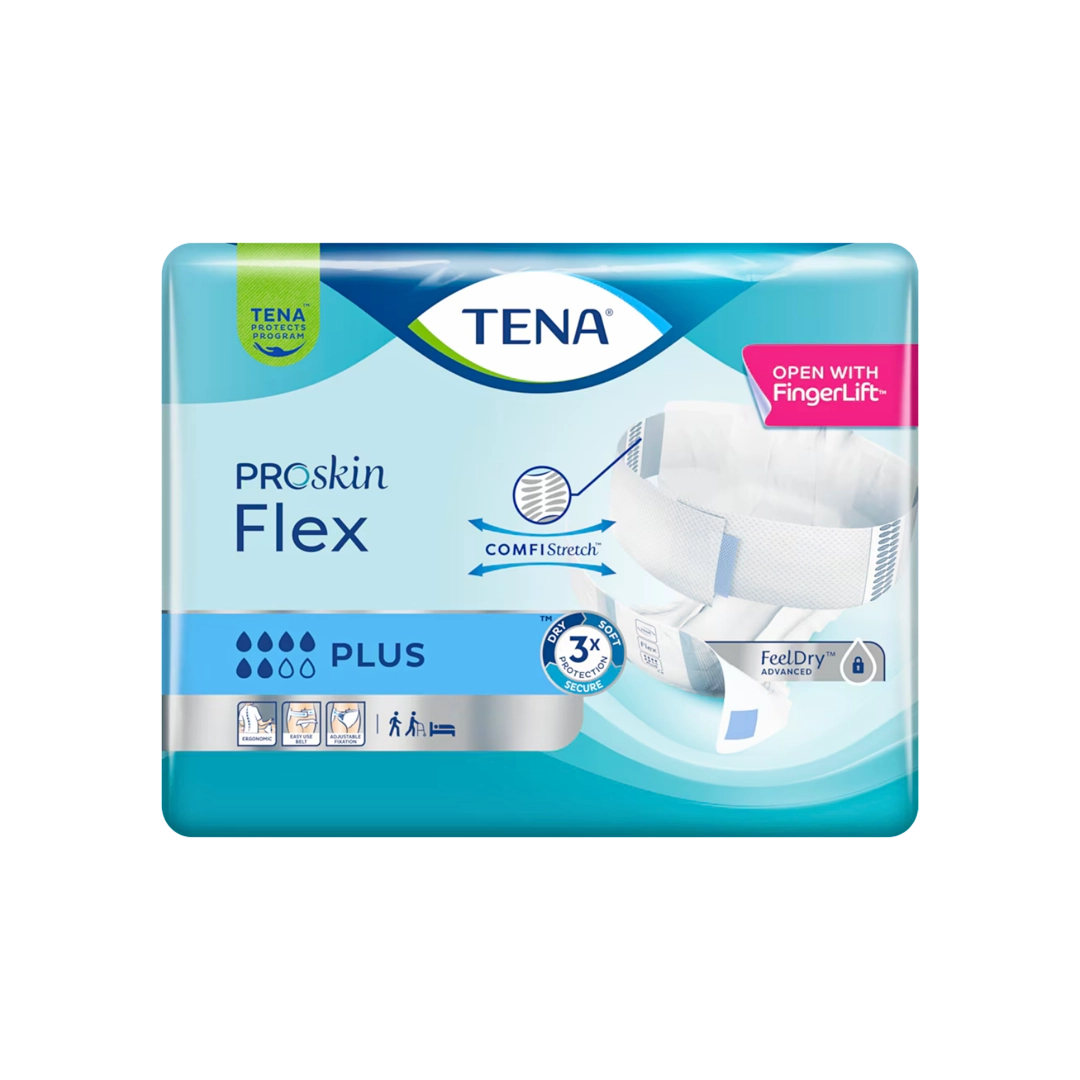 TENA ProSkin Flex Plus Belted incontinence briefs, Assorted