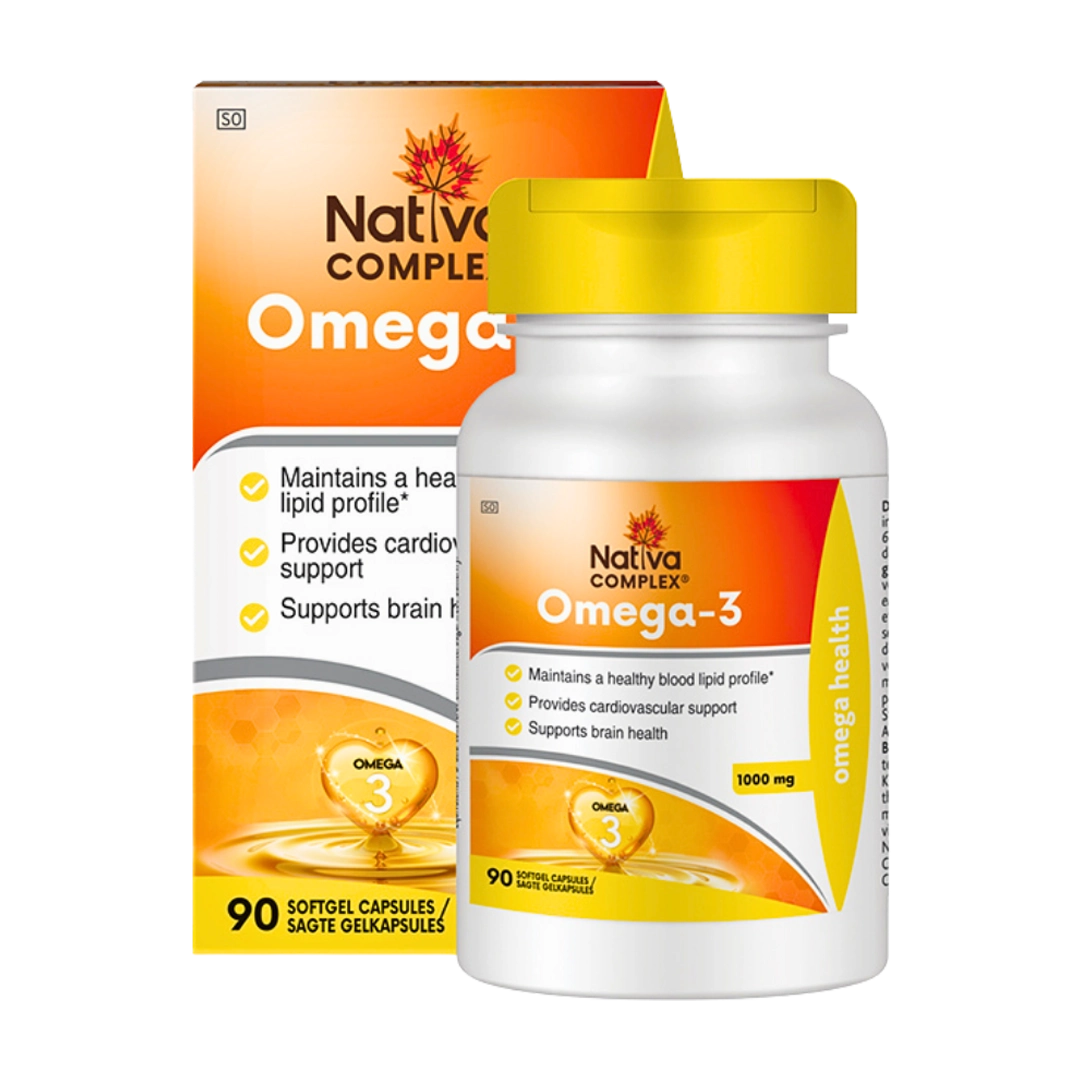 Nativa Omega 3 Complex Softgels, 90's