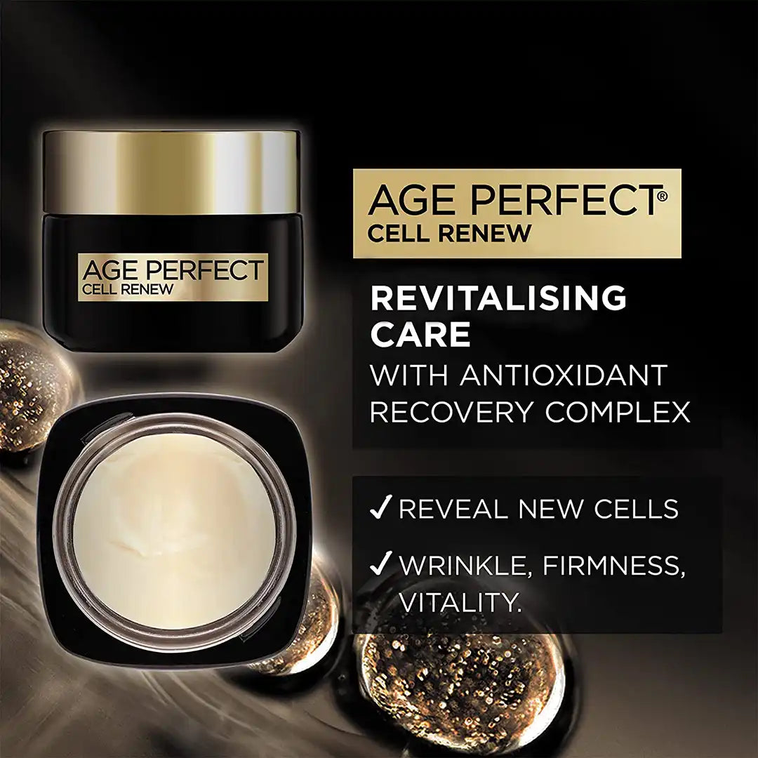 L'Oréal Age Perfect Cell Renew Revitalising Day Cream, 50ml