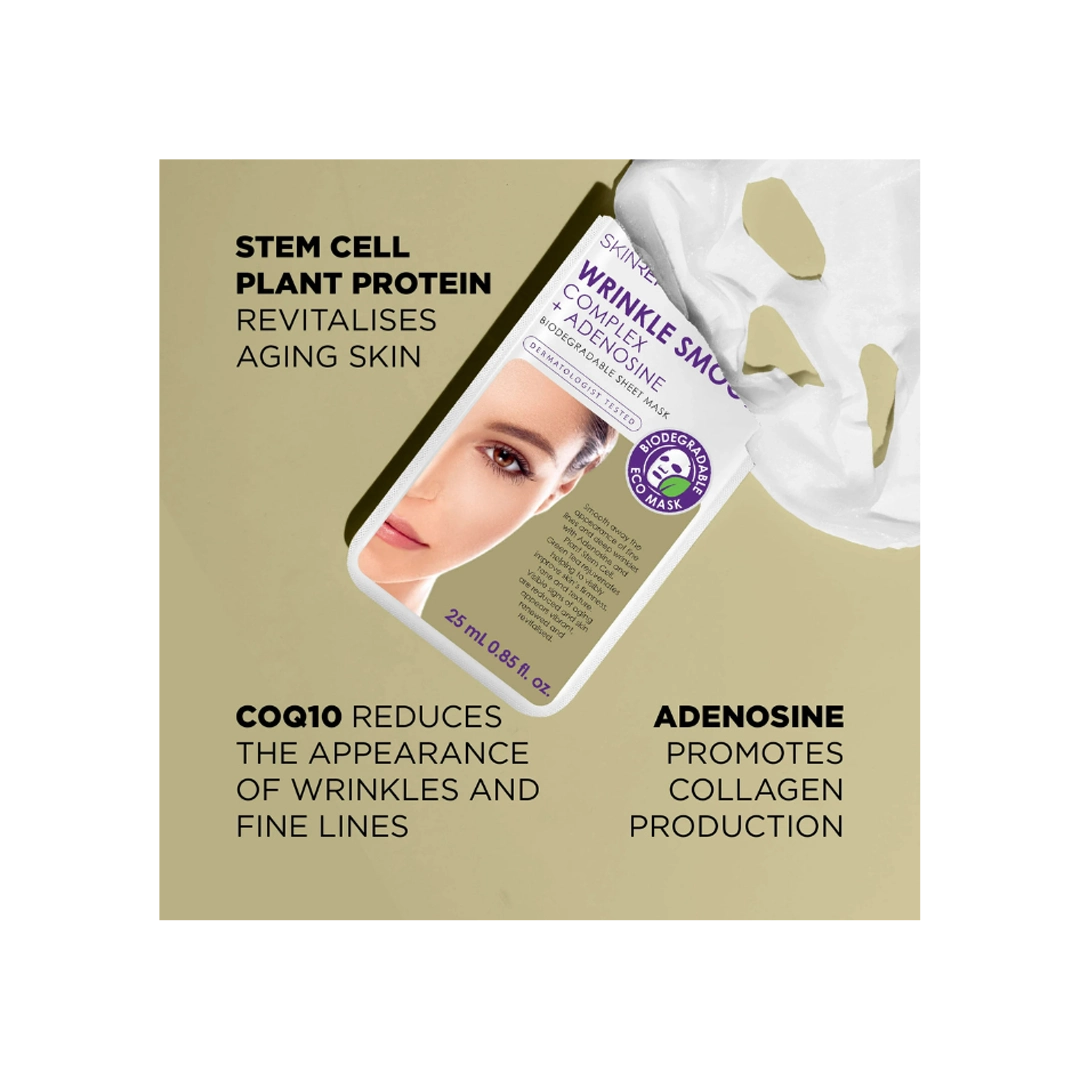 Skin Republic Wrinkle Smooth Complex + Adenosine Face Mask
