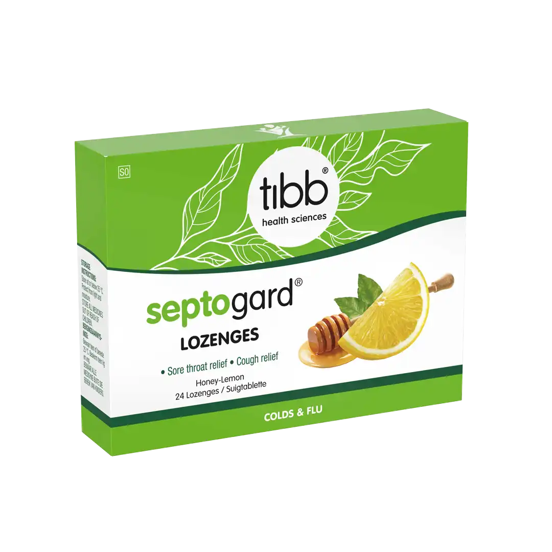 Tibb Septogard Honey and Lemon Lozenges, 24's