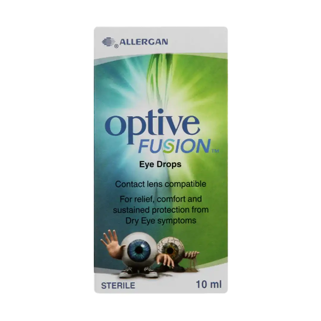 Allergan Optive Fusion Eye Drops, 10ml