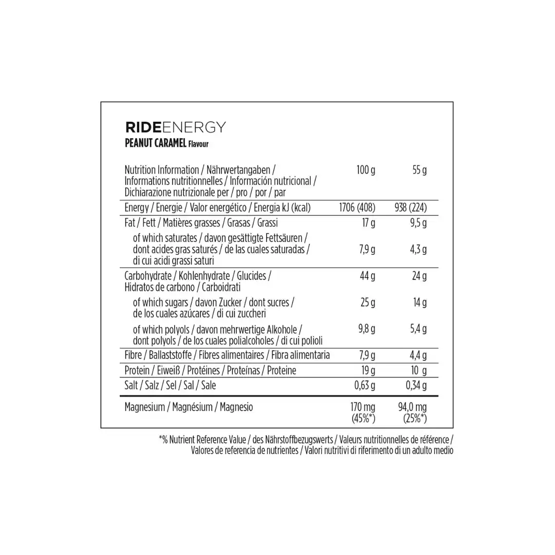 PowerBar Ride Energy, Peanut Caramel, 55g