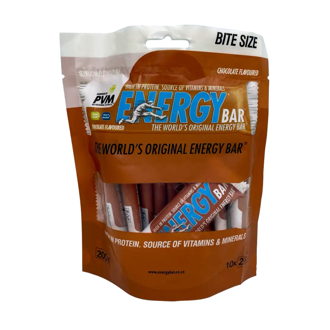 PVM Bite Size Energy Bars 10x20g, Assorted
