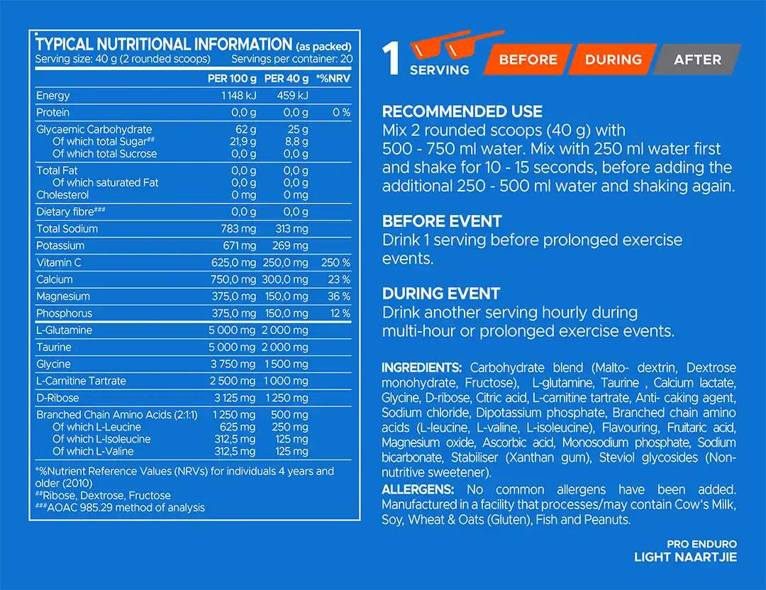 USN Purefit Sport Pro Enduro Light 800g, Assorted