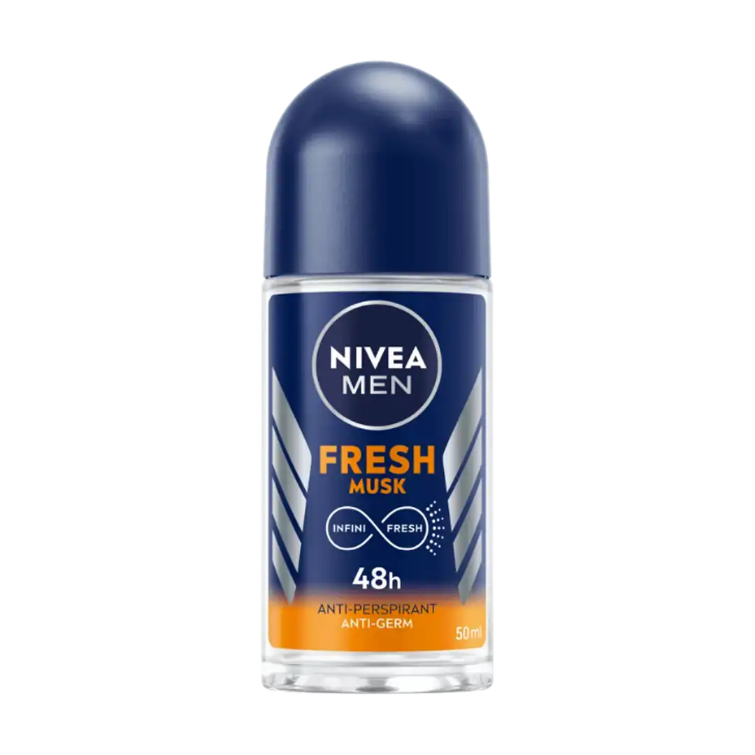 Nivea Men Anti-Perspirant Roll On Assorted, 50ml