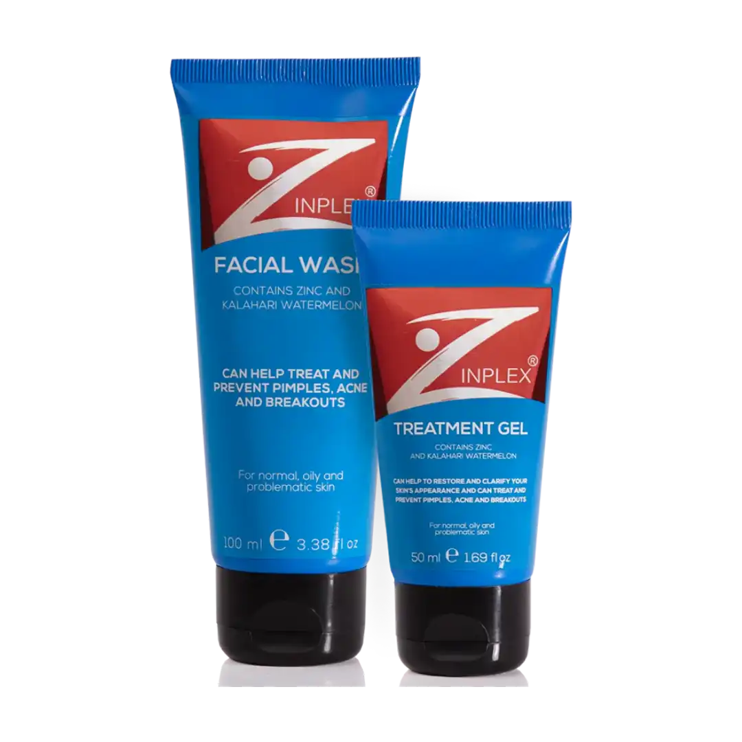 Zinplex Face Wash & Treatment Gel, Combo
