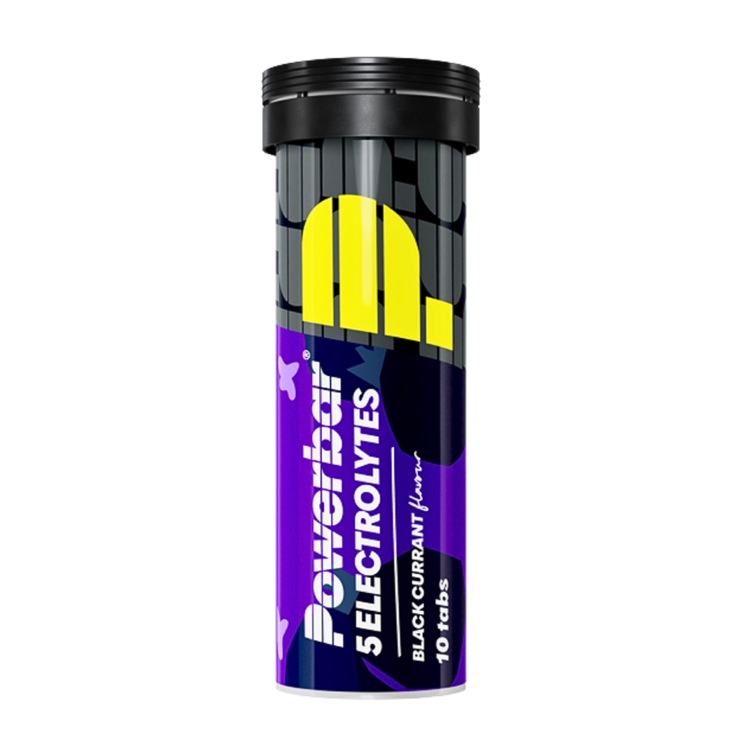 PowerBar 5 Electrolytes Effervescent Tabs Black Currant Tablets, 10's