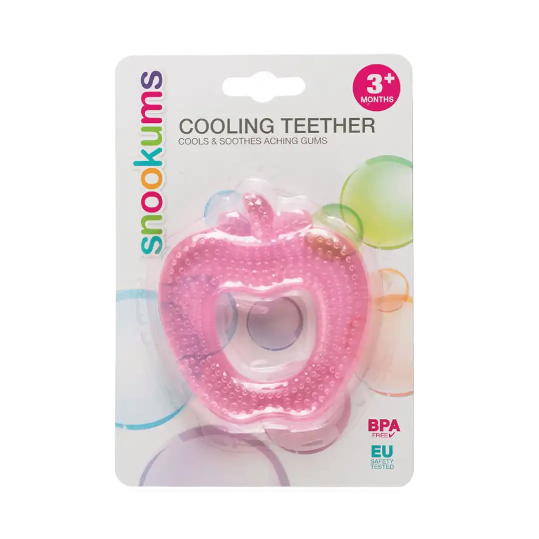 Snookums Fridge Teether Apple, Pink
