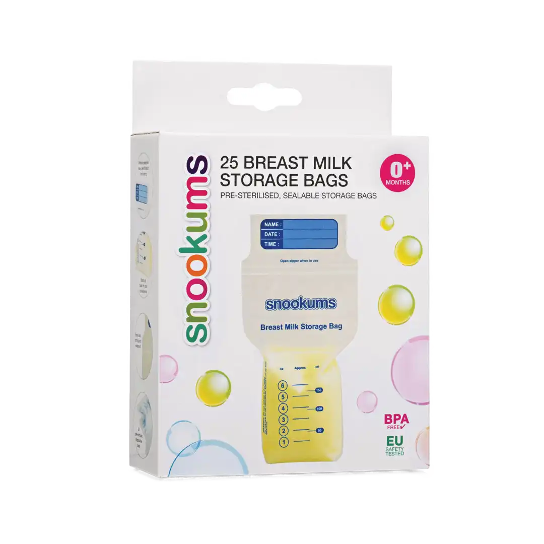 Snookums Breast Milk Storage Bags 25's