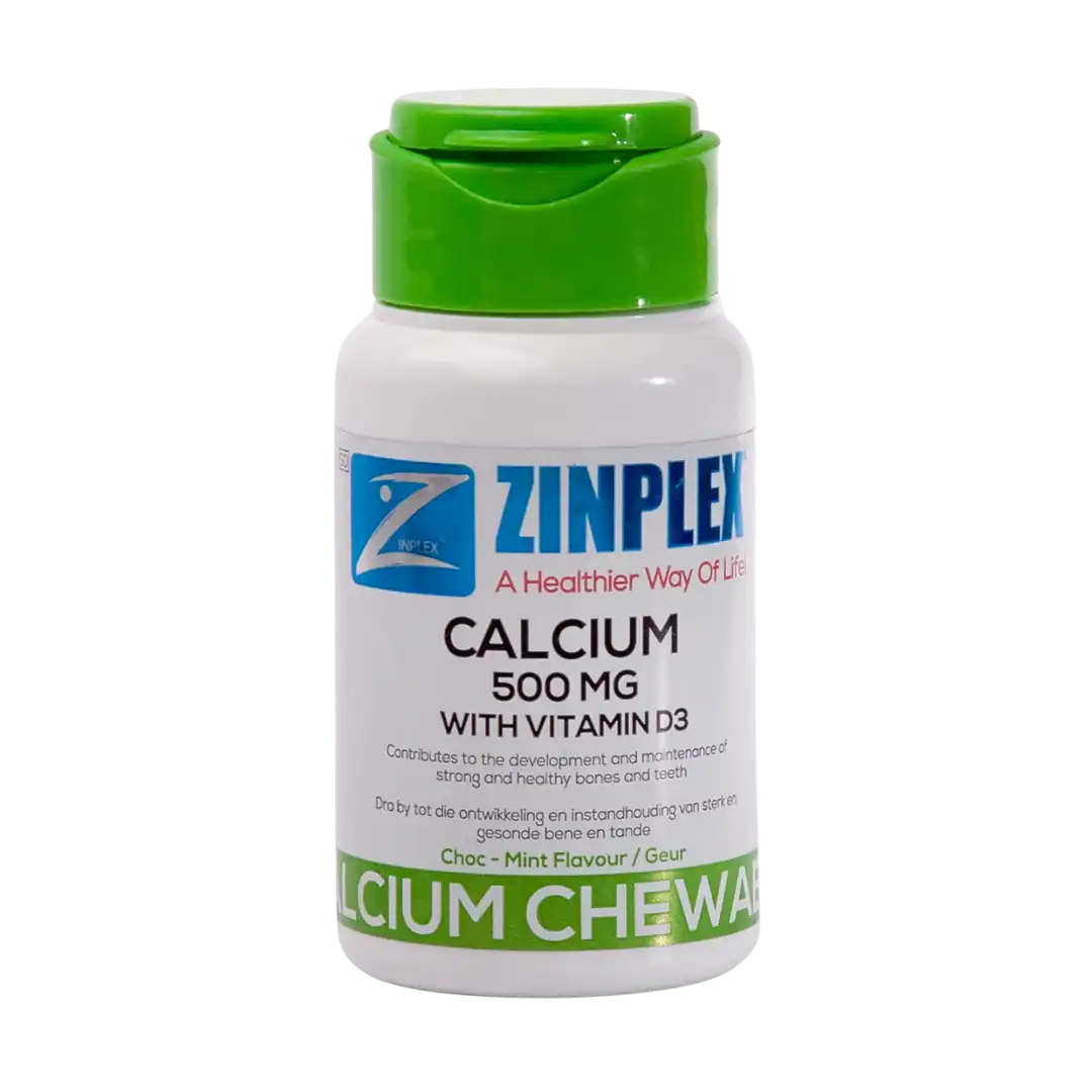 Zinplex Calcium Chewable Tabs, 30's