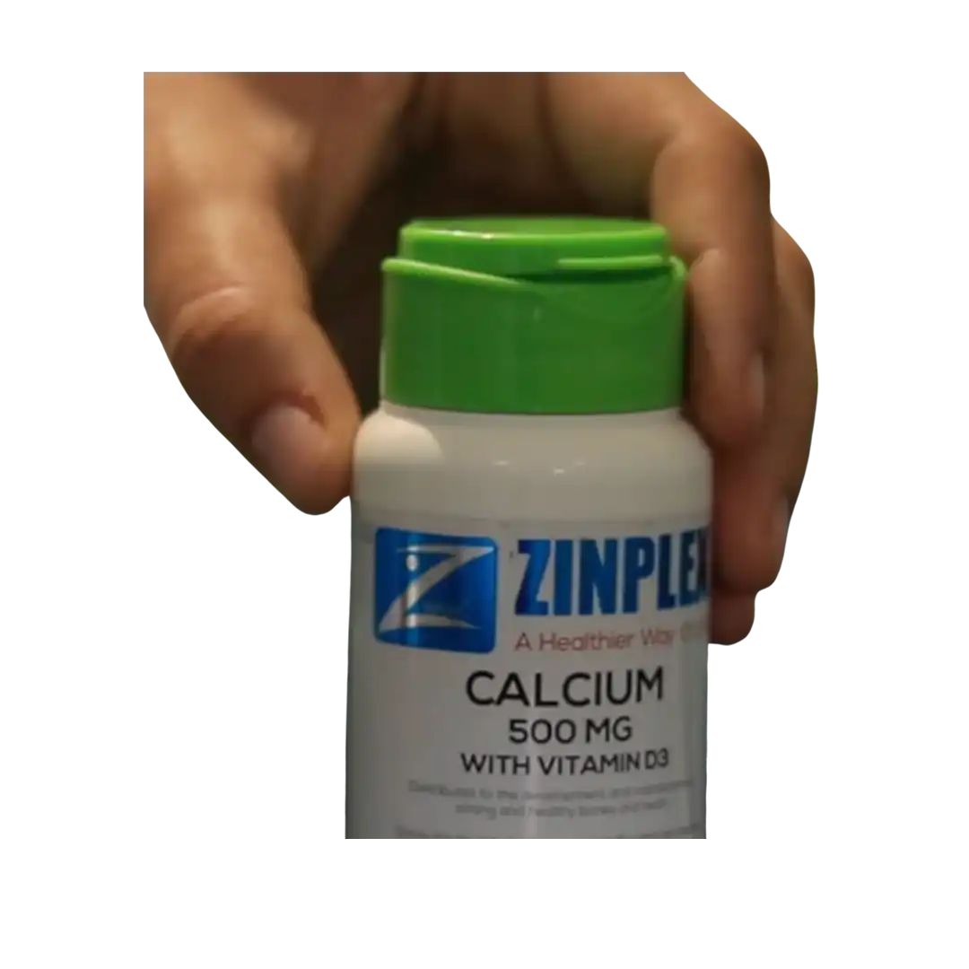 Zinplex Calcium Chewable Tabs, 30's