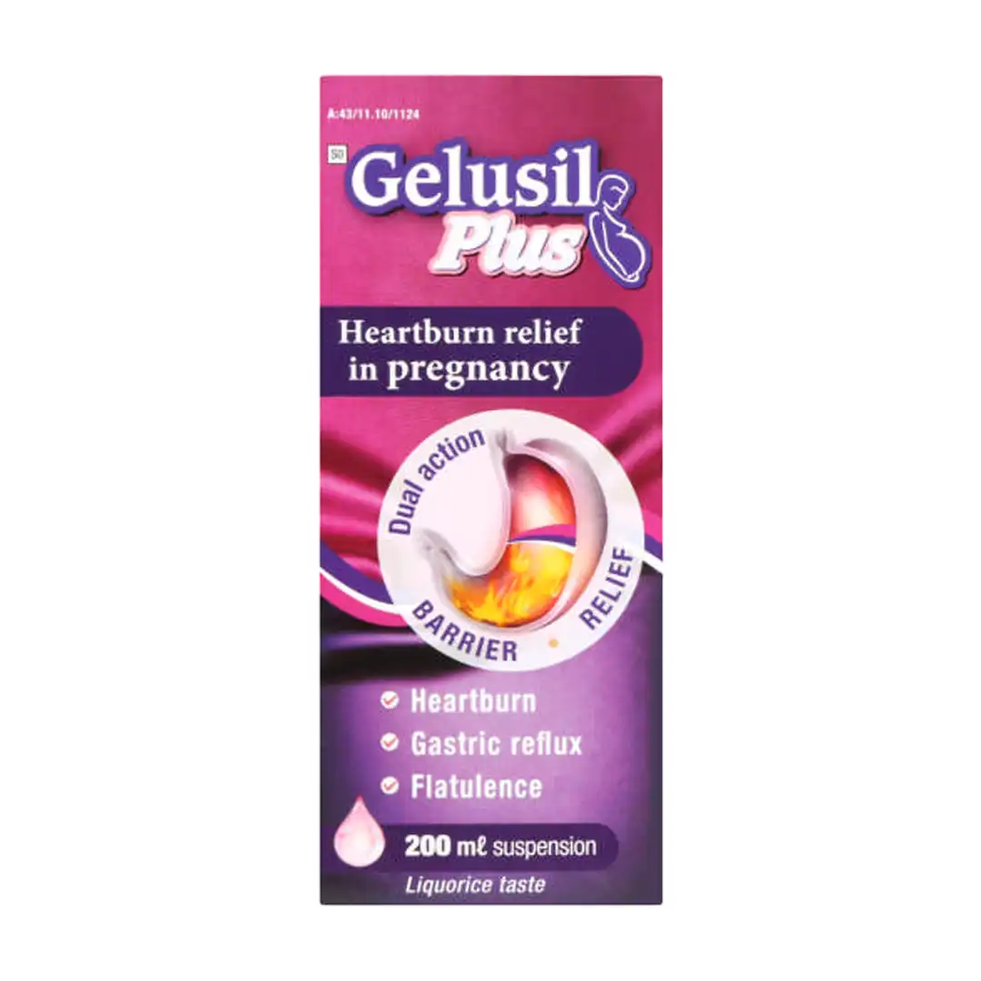 Gelusil Plus Suspension, 200ml