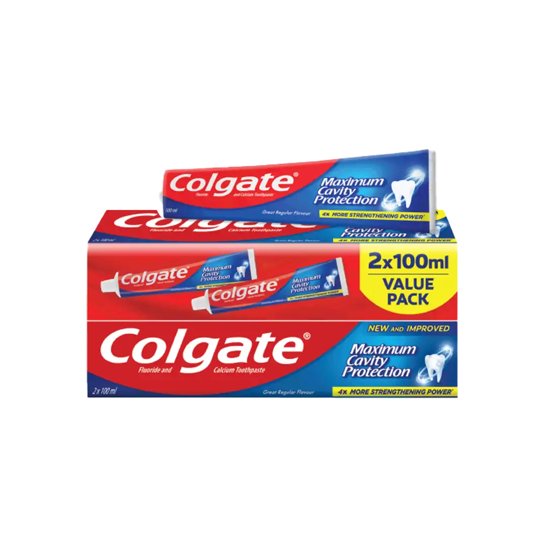 Colgate Toothpaste Regular 2 pack, 100ml