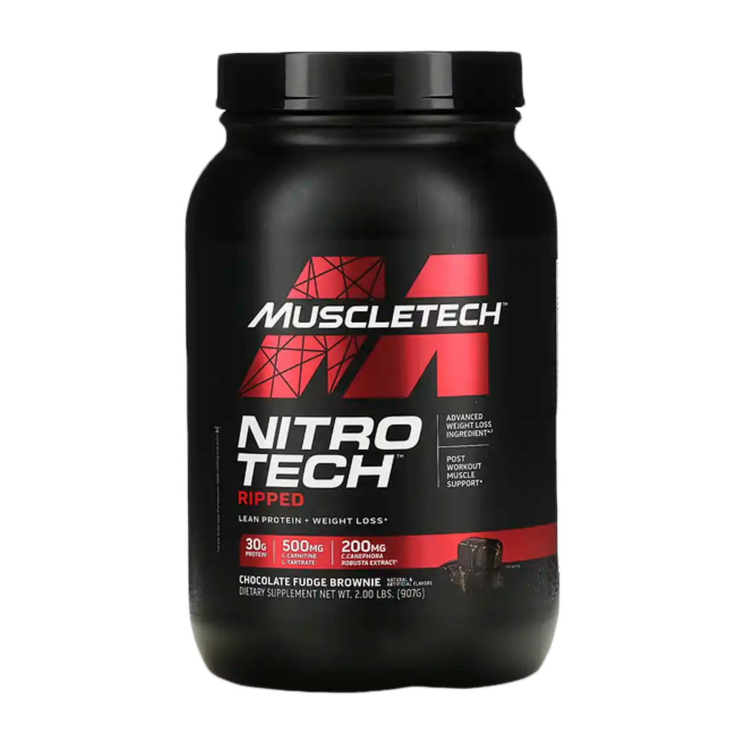 MuscleTech NitroTech Ripped Choc Brownie, 907g