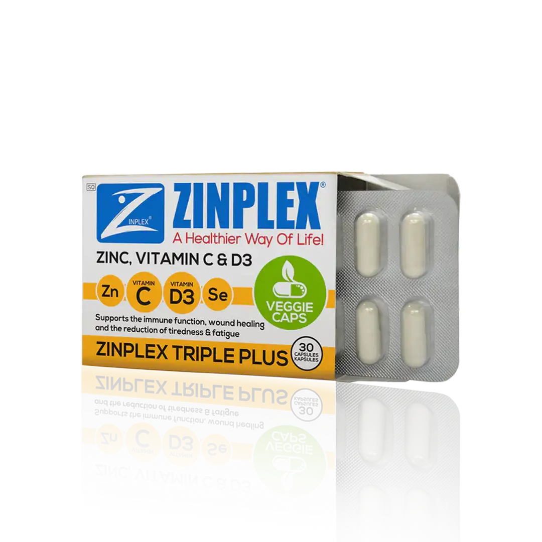 Zinplex Triple Plus Caps, 30's