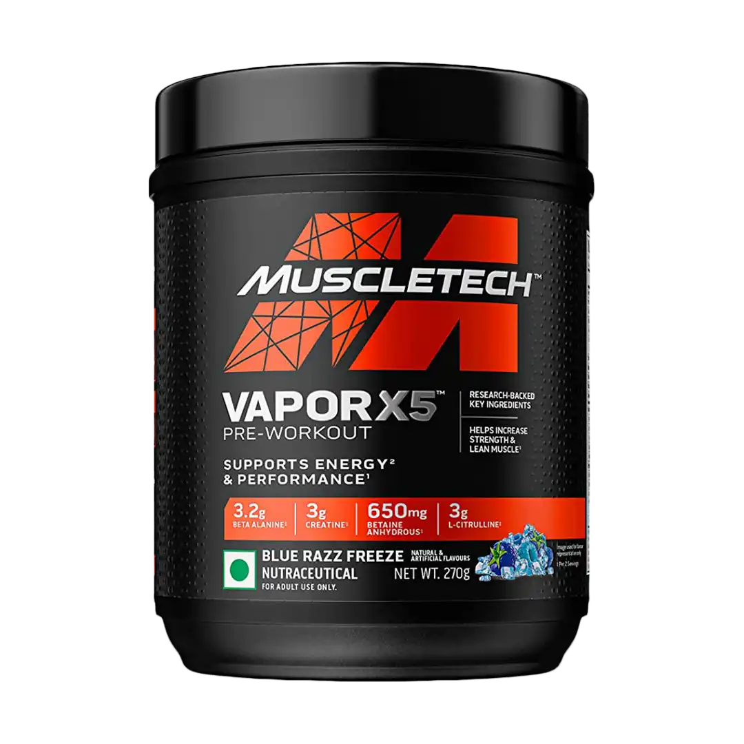 MuscleTech Performance Series VaporX5 Next Gen 228g, Blue Raspberry Fusion