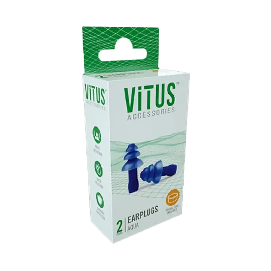 Vitus Aqua Earplugs, 2 Pairs