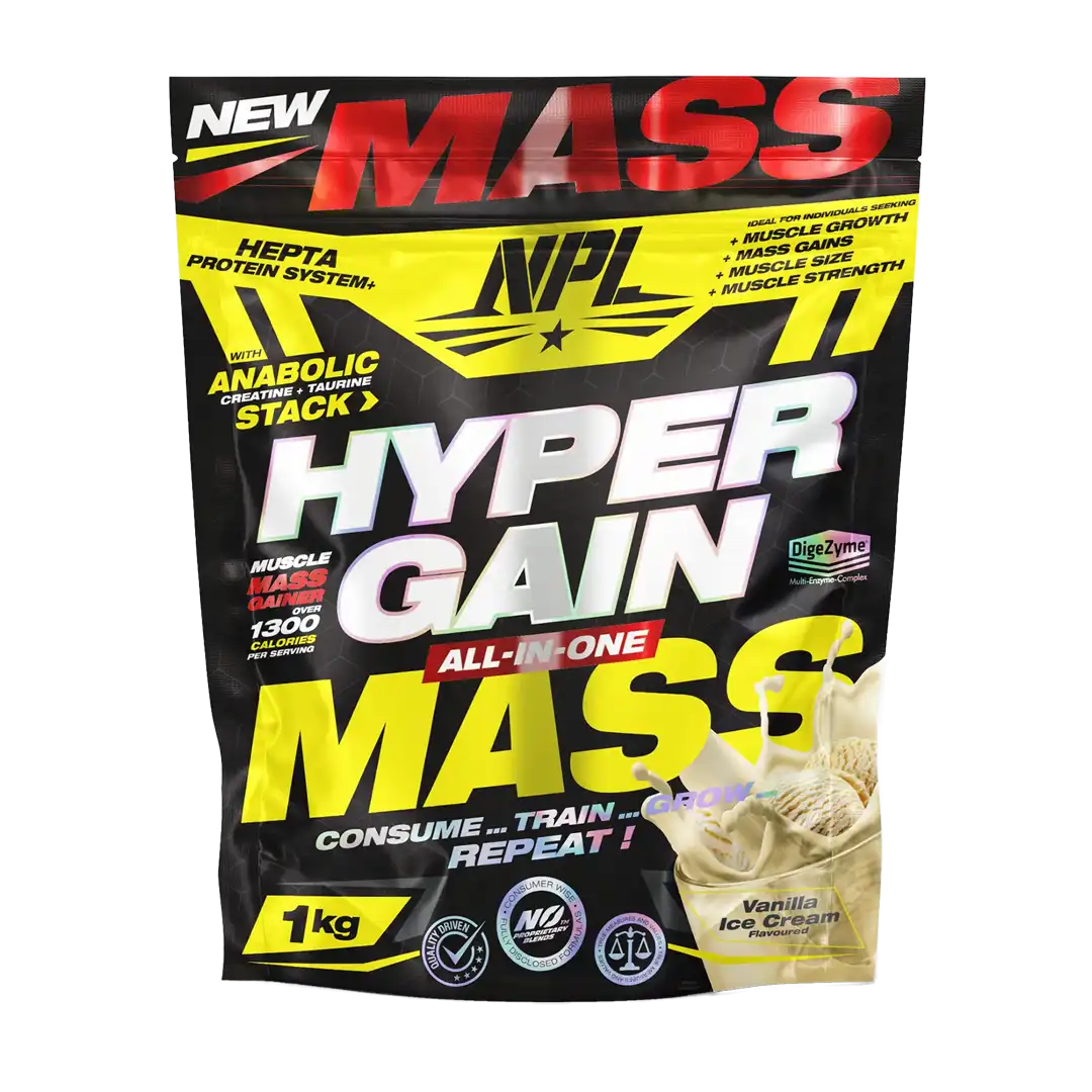NPL Hyper Gain Vanilla Ice Cream, 1kg