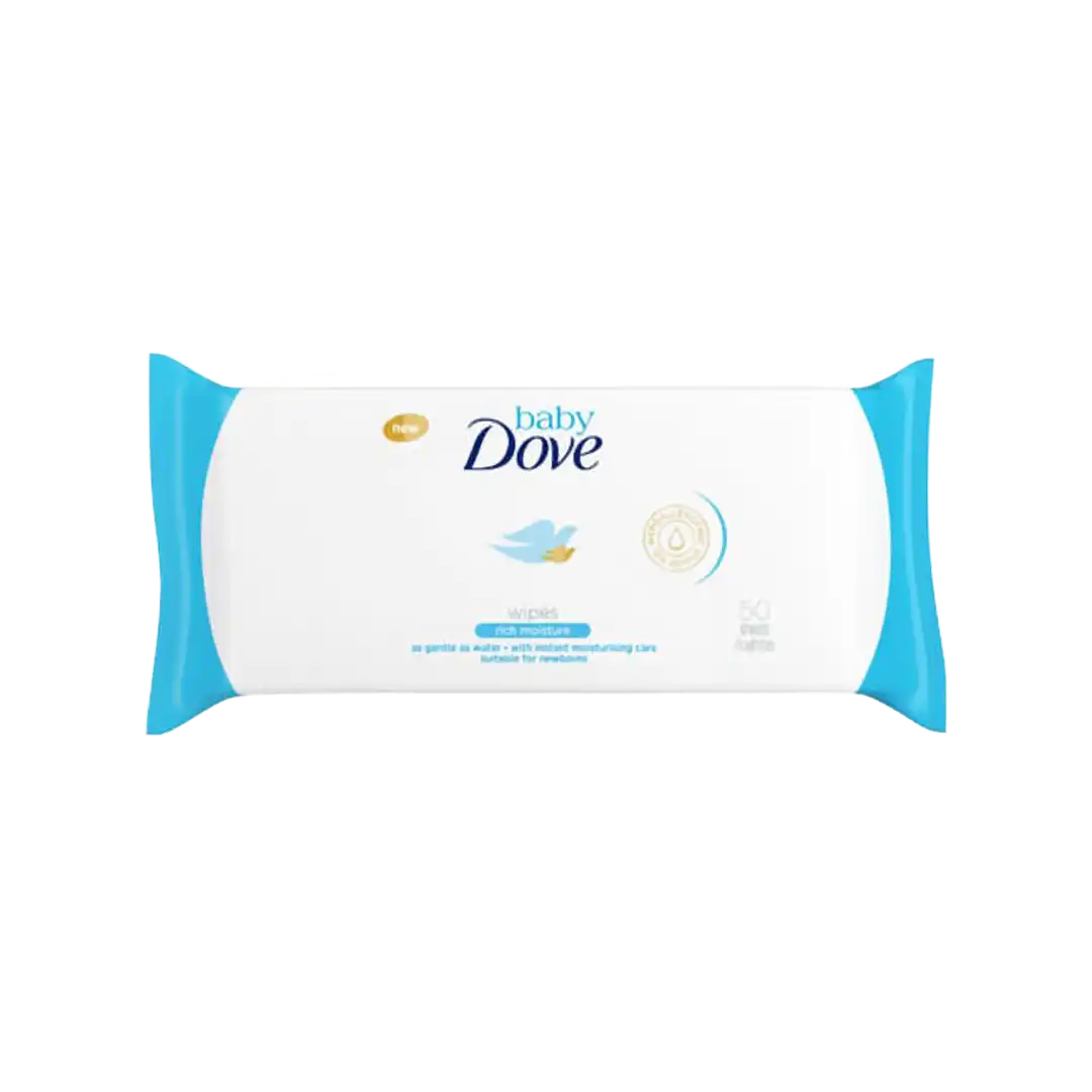 Dove Baby Wipes Rich Moisture 50's