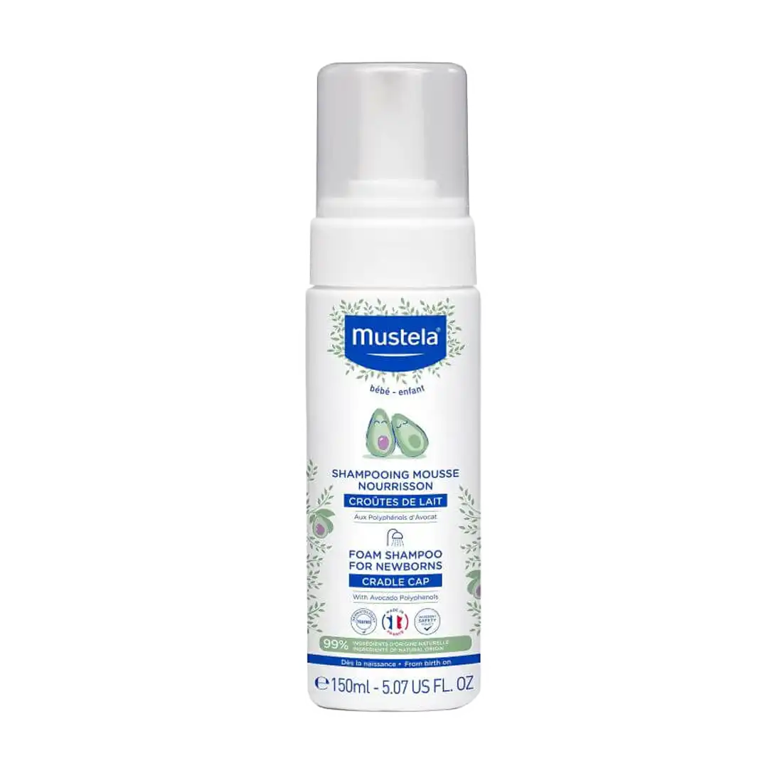 Mustela Foam Shampoo for Newborns, 150ml