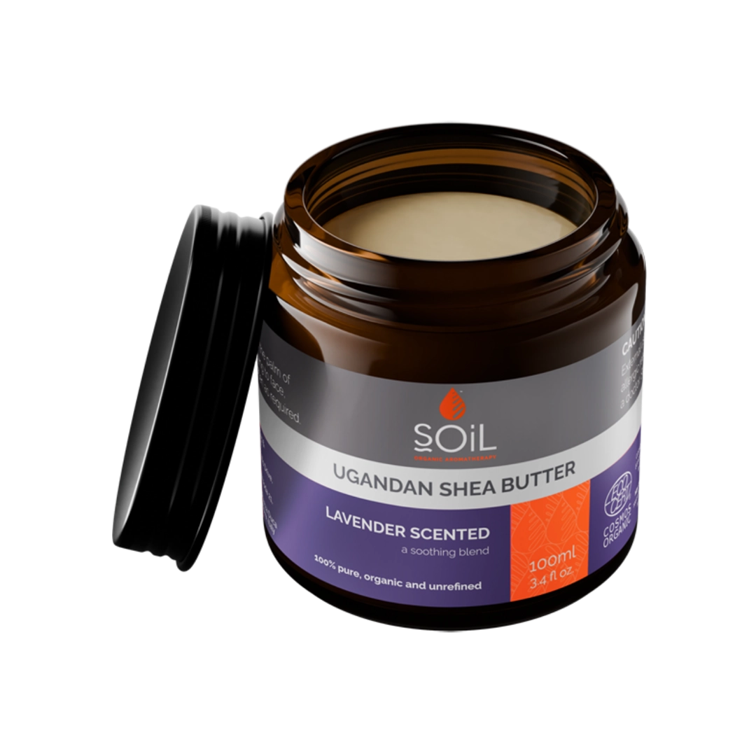 Soil Organic Lavender scented Shea Butter, 100ml