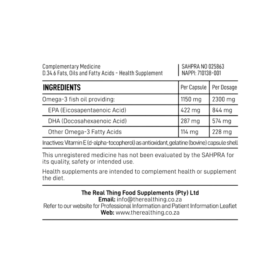 The Real Thing Mega Omega Supreme Capsules, 60's