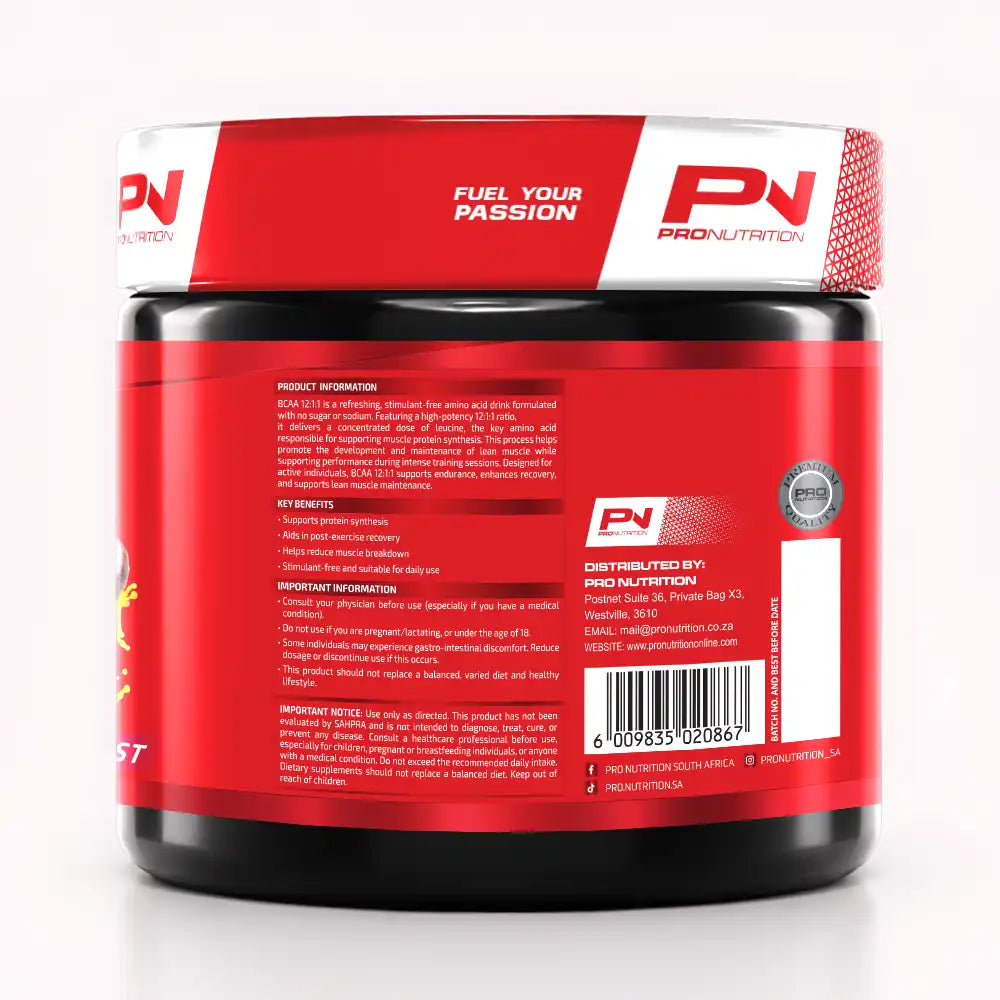 Pro Nutrition BCAA Stack Granadilla Burst, 255g