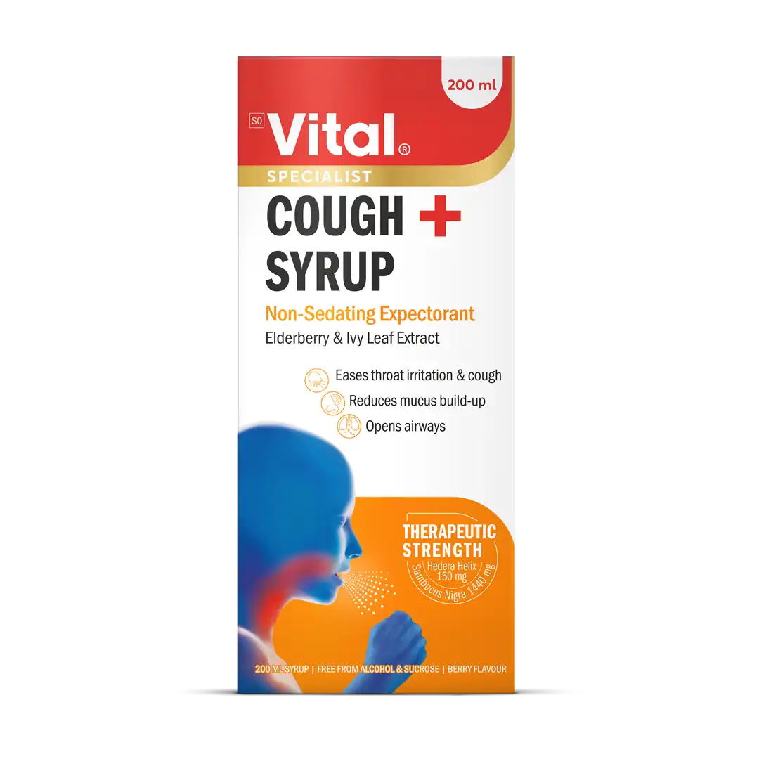 Vital Cough+ Syrup, 200ml