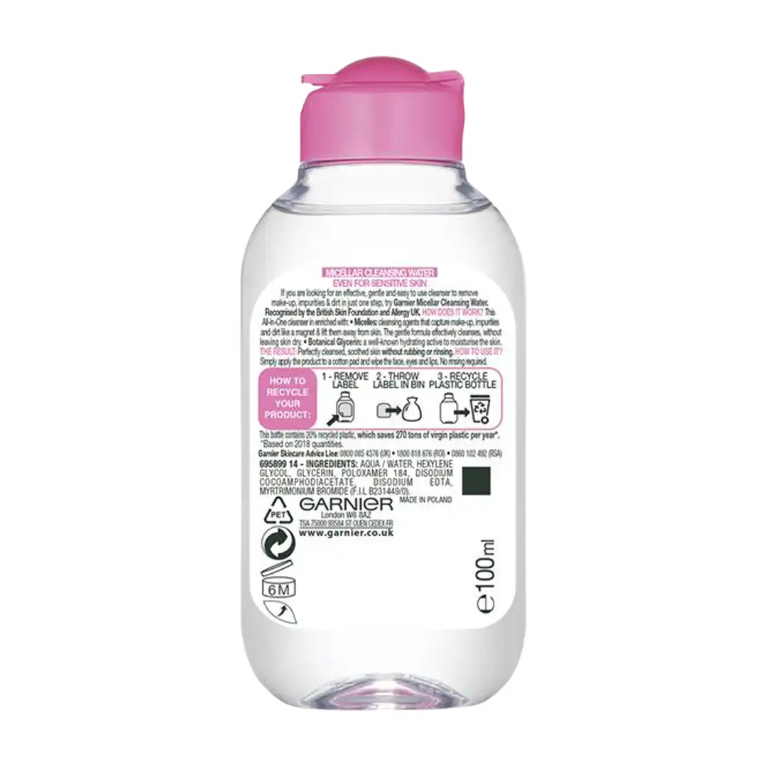 Garnier SkinActive Micellar Cleansing Water, 100ml