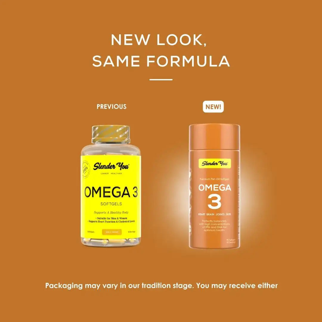Slender You Omega 3 Softgels, 90's