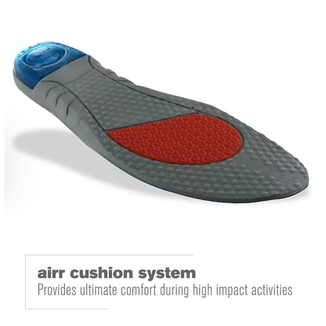 Airplus Ultra Sport Memory Plus Insoles Arch Support Men's, Size 7-13