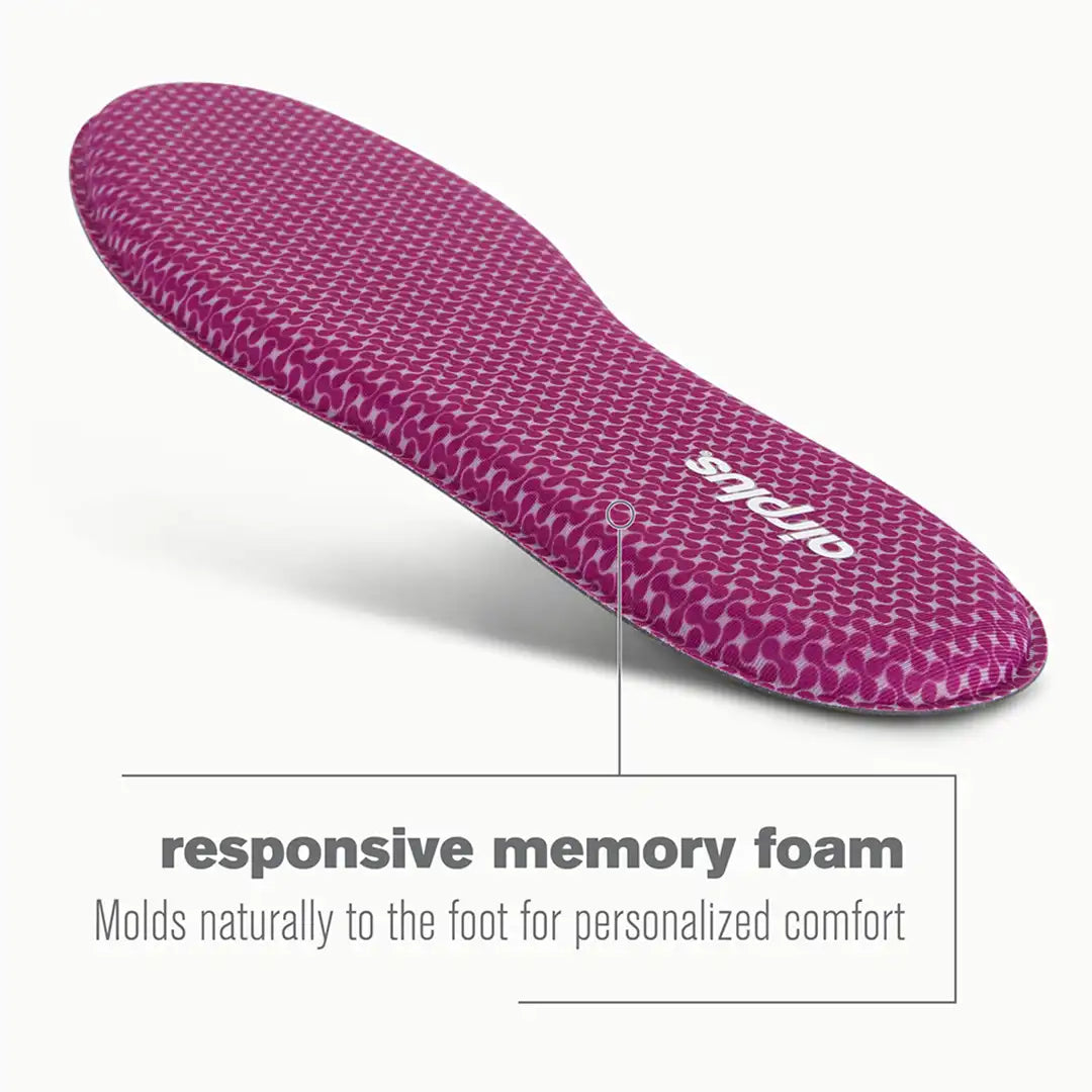 Airplus Memory Comfort Insoles Cushion Support Shoes Inserts Women, Size 5-11