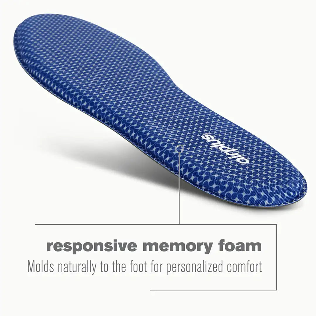 Airplus Memory Plus Comfort Insole Anti-Fatigue Foam Cushion Men's, Size 7-13