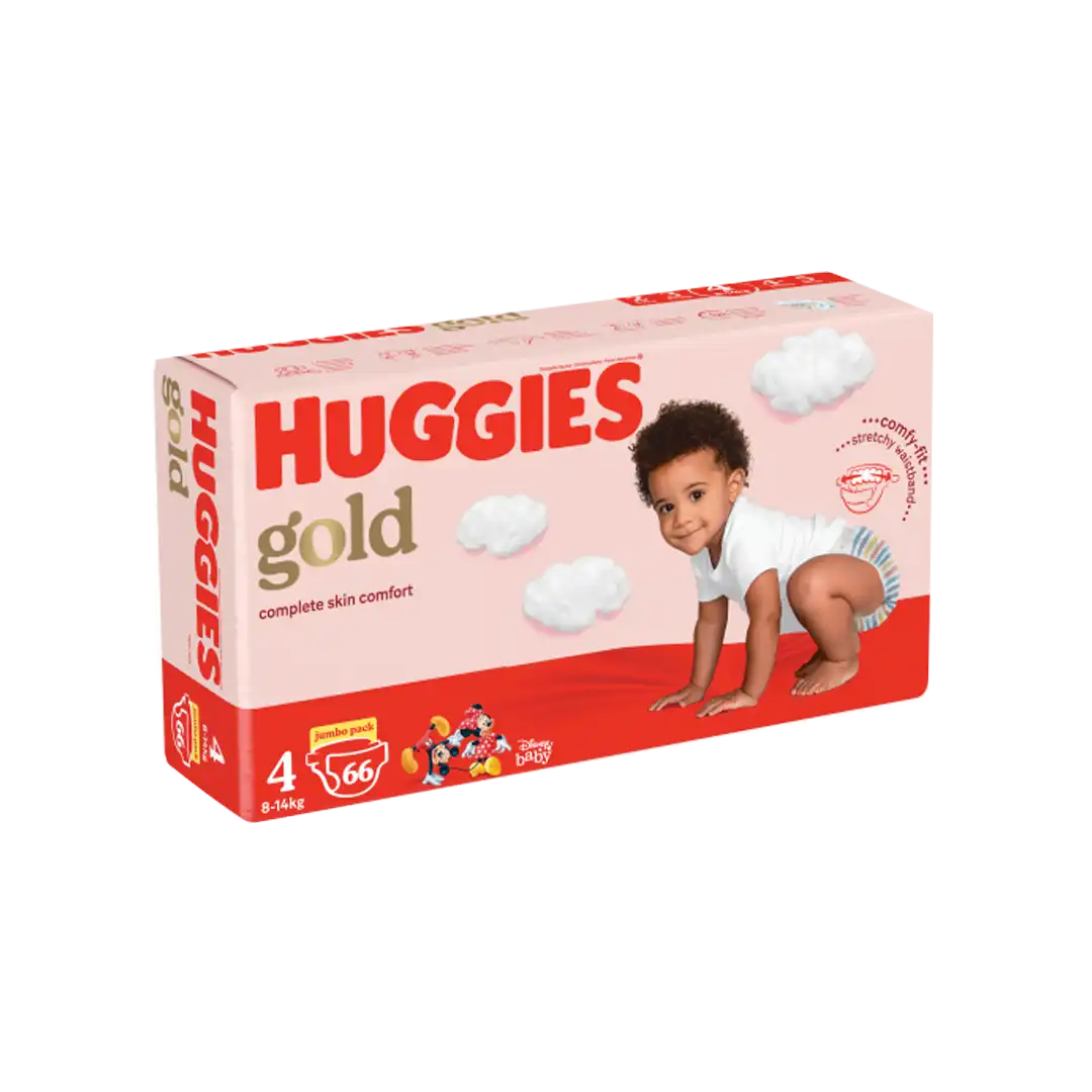 Huggies Gold Size 4 Jumbo Pack, 66's