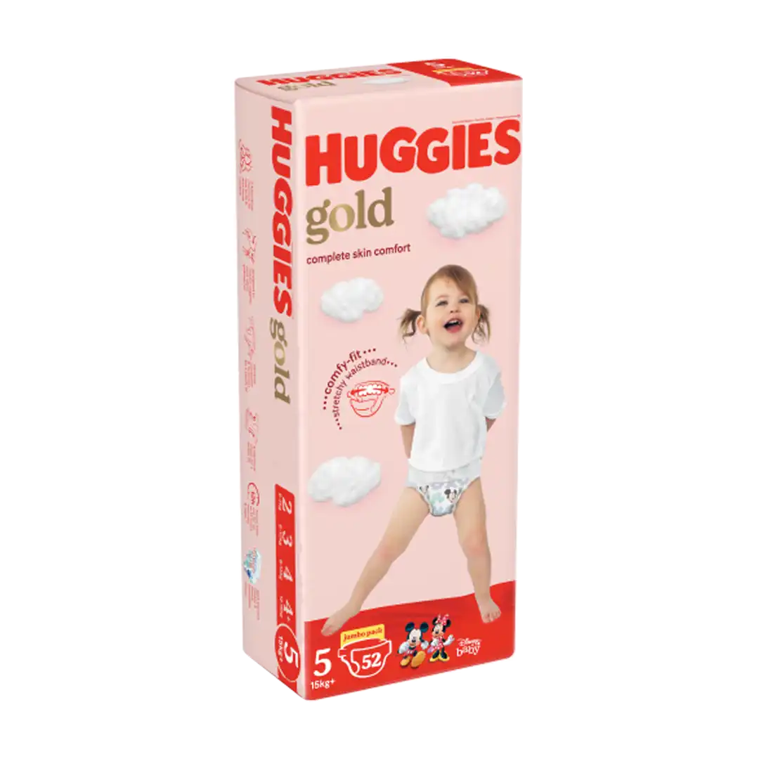 Huggies Gold Size 5 Jumbo Pack, 52's